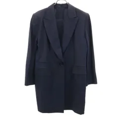 Christian Dior クリスチャンディオール 90s オールド チェスターコート 9 ネイビー レディース 古着のサムネイル