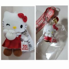 ハローキティ 大阪 限定 551 HORAI 人形 キーチェーン+キティ