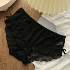 ショーツリボン付き 綿92% M