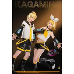 鏡音レン コスプレ フルセット 衣装 靴 ウィッグセット済 ヘッドホン Amazon.co.jp: [TANG XT2014] 鏡音 リン・レン 鏡音リン 鏡音