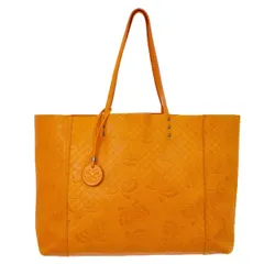 美品◇ボッテガヴェネタ イントレッチオミラージュ トートバッグ レザー オレンジ BOTTEGA VENETA - 美品◇ボッテガヴェネタ イントレッチオ