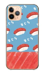 Galaxy A53 5G SC-53C SCG15 ケース カバー ギャラクシーA53 スマホケース ハードケース マグロ まぐろ 鮪 寿司 お鮨 すしネタ 魚 さかな シュール おもしろい 面白い 可愛い かわいい カラー01