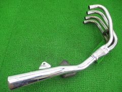 CBX400F 6分割 レース管 メッキ 汎 カットスタイル/NC07 アキヤン