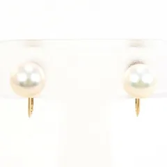 K18YG　イヤリング　パール（真珠）　総重量約1.9g