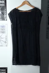 W ( S ) Club Monaco(クラブモナコ) ドレス ワンピース ノースリーブ The HANDSOME 海軍- 145ED