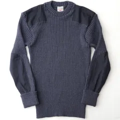 4.ブルーグレー　クルーネック　ケンプトン コンバットセーターNATO軍タイプ コマンドセーター[MADE IN ENGLAND] イギリス製 ミリタリーセーター アウトドア セーター[700シリーズ] 100% ウール セーター