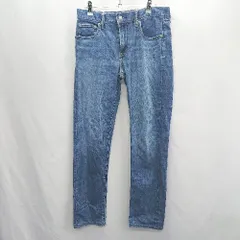 ◇ UNIQLO jeans ストレートジーンズ サイズ2 インディゴブルー メンズ E  【1406180109653】