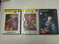 零　「刺青の聲」 「ZERO」　「紅い蝶」　3本セット　プレイステーション2　Playstation2　ソフト