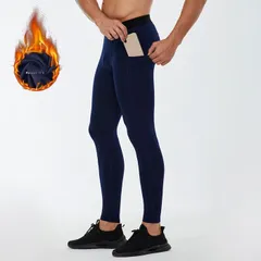 防寒 裏起毛タイツ メンズ 保温 伸縮性 あったかインナー インナーパンツ スポーツタイツ スポーツウェア ランニングウェア ロング レギンス 防寒着 yeld06