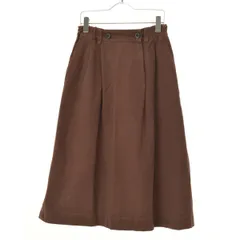 【MARGARETHOWELLMHL】595-9232507 SOFT TWISTED YARN COTTONロングスカート