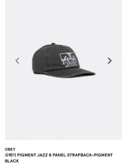 OBEY（オベイ) ピグメント jazz 6 panel 帽子