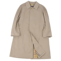 美品 Vintage バーバリー Burberrys コート ステンカラーコート バルマカーンコート メンズ 英国製 アウター 古着 50(M相当) ベージュ