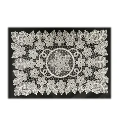 ドイリー1221❤️草原のローズガーデン✨特大70×40cm ドイリー1221❤️草原のローズガーデン✨特大70×40cm