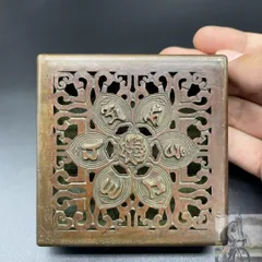 銅製 提梁暖手炉 八宝手炉 香炉 香道具 店舗 室内 装飾品 工芸品 置物 銅製 提梁暖手炉 八宝手炉 香炉 香道具 店舗 室内 装飾品 工芸品