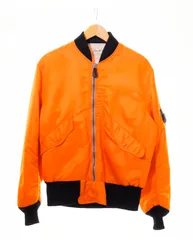 バズリクソンズ BUZZ RICKSON'S type ORANGE L-2B FLITE WEAR BR15126 ジャケット 無地 オレンジ Lサイズ 103MT-640