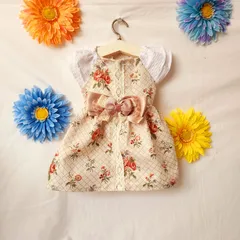 ハンドメイド　犬服　ワンピース　S　（小型犬）