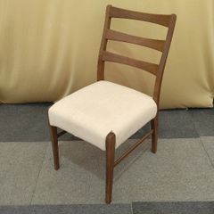 【中古】 ダイニングチェア 洗えるカバー付き天然木チェア ダイニングチェアー リビングチェア 食卓椅子 食卓用 食卓 食事 チェア チェアー イス 椅子 ダイニング リビング 新生活 おしゃれ