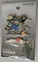 e✖名探偵コナン✖　安室透　キャラモチーフ　ユニバーサルスタジオジャパン　ヘアピンセット