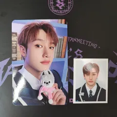 【Stray Kids】POPUP STORE 特典トレカ ＆ IDフォト《バンチャン Bang Chan》 4TH FANMEETING SKZ'S MAGIC SCHOOL ペンミ グッズ