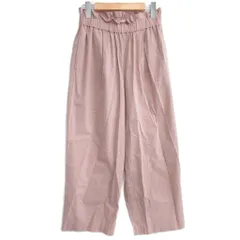 ジャーナルスタンダード JOURNAL STANDARD 25SS 極美品 ウォッシャブルコットンリネンvis ワイドパンツ スラックス 25030400917010 ピンク 36