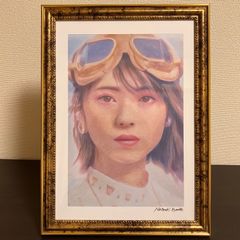 ジブリアート16 千と千尋の神隠しより「渋温泉」　額縁寸法32.7㎝×24.0㎝ ジブリアート14 千と千尋の神隠しより「銀山温泉」32.7㎝×24.0