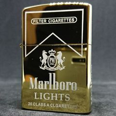 ZORRO マルボロ Marlboro シルバー Zippoサイズ - メルカリ