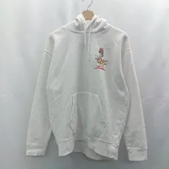 ◇ Θ Left Alone レフトアローン フーディー 長袖 パーカー トレーナー スウェット サイズ XL ホワイト系 メンズ E  【1502030047776】