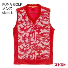 PUMA GOLF プーマゴルフ ベスト レッド系 L [240101133379]