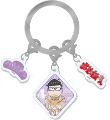 【中古】キーホルダー 04.一松 デート風ver. 3連チャーム 「おそ松さん」