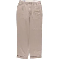 古着 ラルフローレン Ralph Lauren POLO by Ralph Lauren ツータック コットン スラックスパンツ メンズw31相当/eaa585443