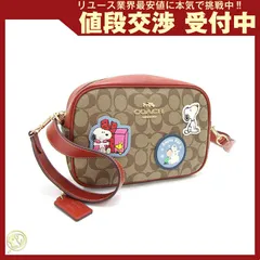 コーチ ショルダーバッグ PEANUTS コラボ PVC