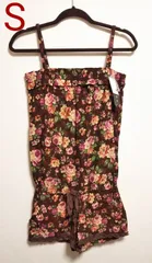 新品 タグ付き コーデュロイ オールインワン サロペット ショートパンツ S