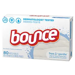 乾燥機用 柔軟シート Bounce バウンス フリー＆ジェントル 80枚 無香料 [並行輸入品]のサムネイル