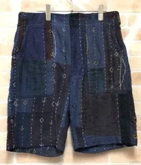 【中古】 ENGINEERED GARMENTS エンジニアードガーメンツ FATIGUE SHORT ハンドステッチ ネイビー XS 111395928