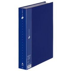 【人気商品】クリアファイル ファイル スーパーエコノミー A4縦 80ポケット プラス 88-451 ネイビー