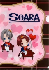 【中古】クリアファイル SOARA クリアファイル 「TSUKIPRO THE ANIMATION -ツキプロ・ジ・アニメーション-×PRINCESS CAFE」