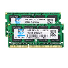 【新着商品】Kit 16GB SO-DIMM PC3L-10600 ノートPC用メモリ1.35V 8GBX2枚 204Pin MHz CL9 1333 Non-ECC DDR3L Mac Motoeagle 対応