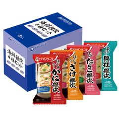 アマノフーズ フリーズドライ 海鮮雑炊4種セット×各1食【送料無料でお届け!!】