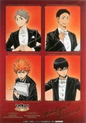 【中古】ポストカード(キャラクター) 集合 箔押しスタンドポストカード 「ハイキュー!! コンサート 2018」 S席特典