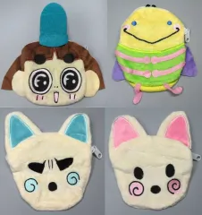 【中古】バッグ 全4種セット 「おじゃる丸 ぬいぐるみポーチ」
