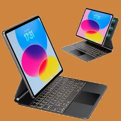 【人気商品】第11世代 11インチ 2025/第10世代 (A16) 10.9インチ 2022 (A2696 A2757 iPad A2777 A3354 A3355 A3356) キーボードケース 日本語配列マジックキーボード Magic Smart Key
