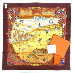 HERMES カレ90 レア 極希少 the pony express 正規品 - メルカリ