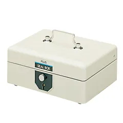 【人気商品】37-163 SB-004 科目印収容数84個 中 エルグレー スチール印箱 プラス