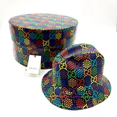 GUCCI バケットハット　フェドラハット　gg柄 グッチ　Mサイズ お買取りしました！ グッチ フェドラハット バケットハット