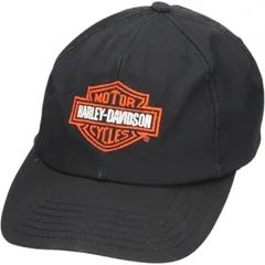 古着 90年代 ハーレーダビッドソン Harley-Davidson ベースボールキャップ 6パネルキャップ USA製 フリーサイズ相当/gaa006110