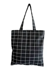 キャンバス トートバッグ（内ポケット付）A4対応 中身が見えないチャック付き