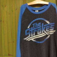 THE STROKES ザ・ストロークス  七分袖Tシャツ ラグランスリーブTシャツ 長袖Tシャツ ロンT バンドTシャツ　バンT