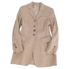 HERMES ベージュ テーラードジャケット美品 保存袋、ボタン付 2458100185.jpg?1734308873