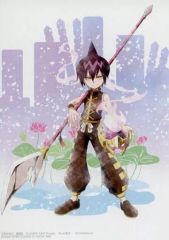 [중고] 잡화 도련 (등신) 일러스트 보드 [이치 반 쿠지 SHAMAN KING] D상