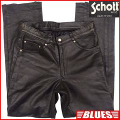 USA製 Schott ショット レザーパンツ 本革 W32 革パンツ 90s ビンテージ 本皮 レザーパンツ_ウエスト78cmから82cm一覧←SEULB屋着古← X7444